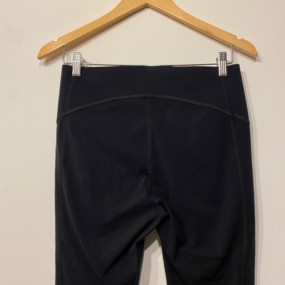 Spanx Cropped Black Icon High Waisted Activewear Workout Cropped Leggings - Picture 5 of 7